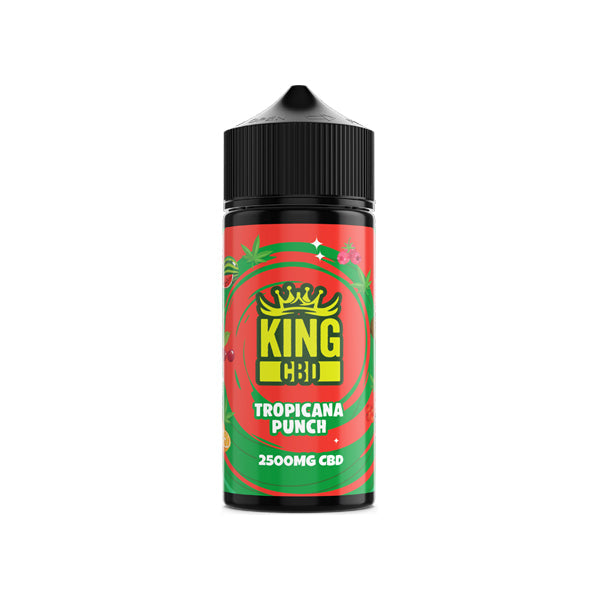 King CBD 2500mg CBD E-liquid 120ml (BUY 1 GET 1 FREE) - Flavour: Blazing Berries