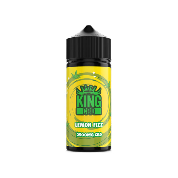 King CBD 2500mg CBD E-liquid 120ml (BUY 1 GET 1 FREE) - Flavour: Blackcurrant Lemonade