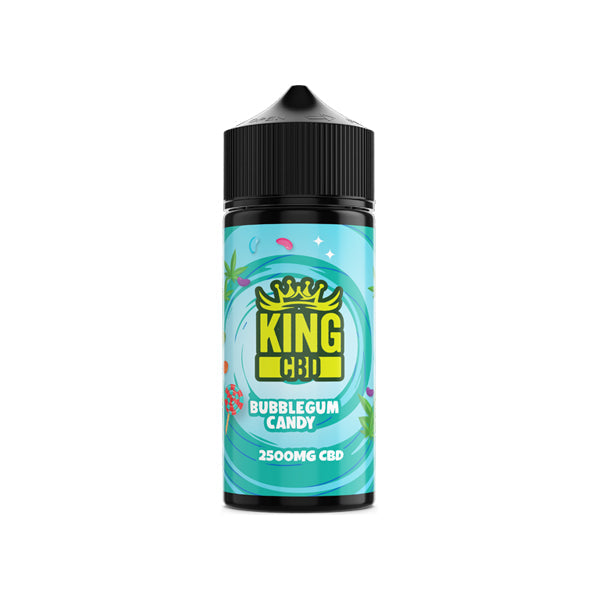 King CBD 2500mg CBD E-liquid 120ml (BUY 1 GET 1 FREE) - Flavour: Blazing Berries