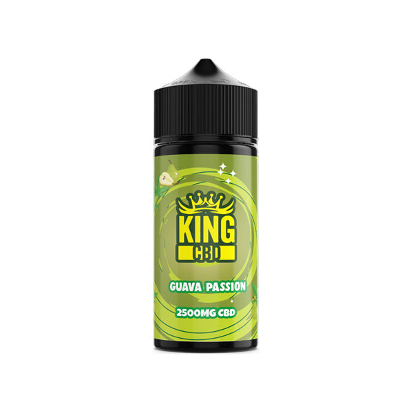 King CBD 2500mg CBD E-liquid 120ml (BUY 1 GET 1 FREE) - Flavour: Strawberry Pineapple