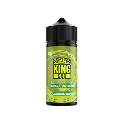King CBD 2500mg CBD E-liquid 120ml (BUY 1 GET 1 FREE) - Flavour: Grape Lemonade