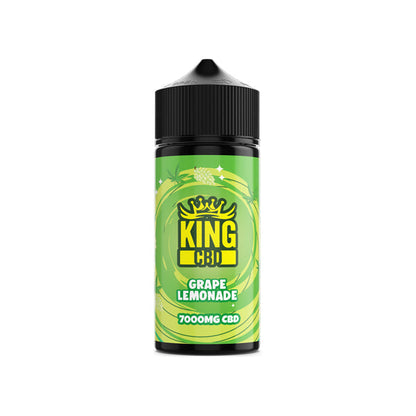 King CBD 7000mg CBD E-liquid 120ml (BUY 1 GET 1 FREE) - Flavour: Bubblegum Candy