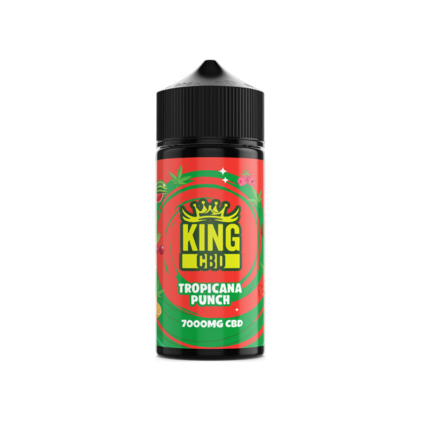 King CBD 7000mg CBD E-liquid 120ml (BUY 1 GET 1 FREE) - Flavour: Bubblegum Candy