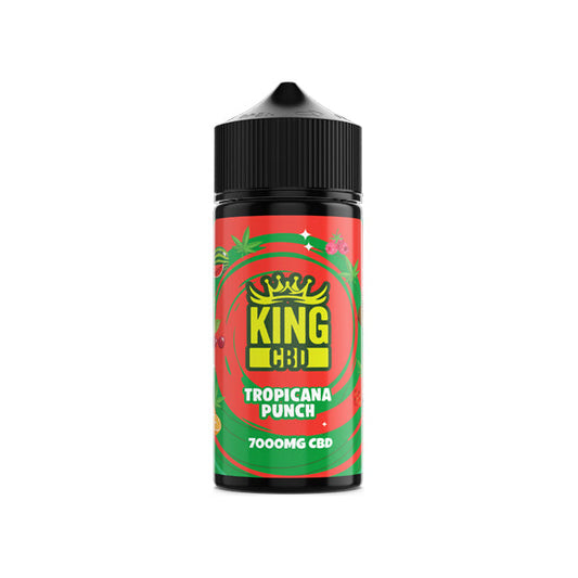 King CBD 7000mg CBD E-liquid 120ml (BUY 1 GET 1 FREE) - Flavour: Tropicana Punch
