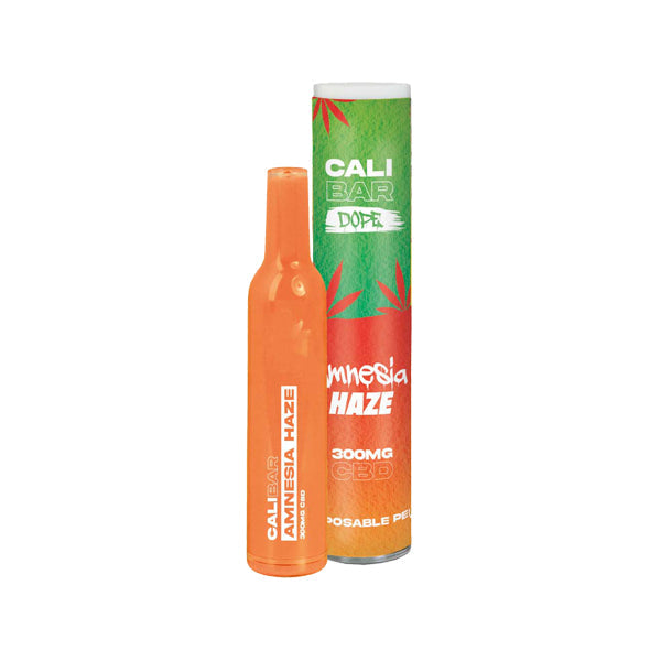 CALI BAR DOPE 300mg Full Spectrum CBD Vape Disposable - Terpene Flavoured - Amount: x10 & Flavour: Super Lemon Haze