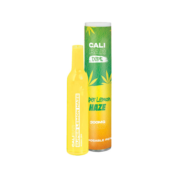 CALI BAR DOPE 300mg Full Spectrum CBD Vape Disposable - Terpene Flavoured - Amount: x10 & Flavour: White Gushers