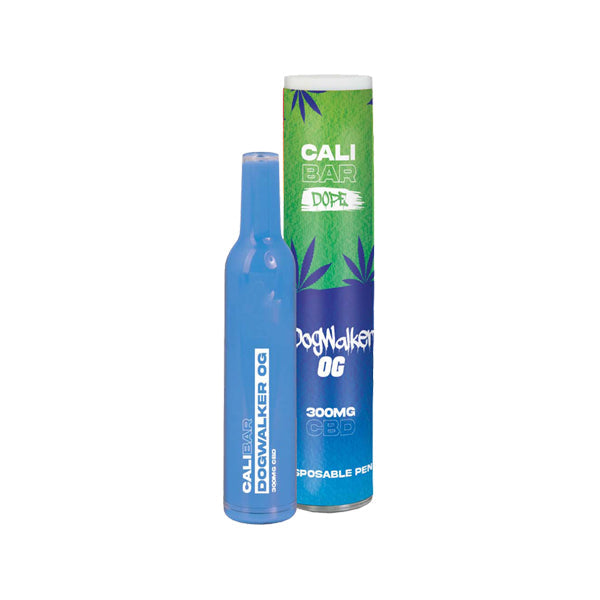 CALI BAR DOPE 300mg Full Spectrum CBD Vape Disposable - Terpene Flavoured - Amount: x10 & Flavour: Sour Diesel