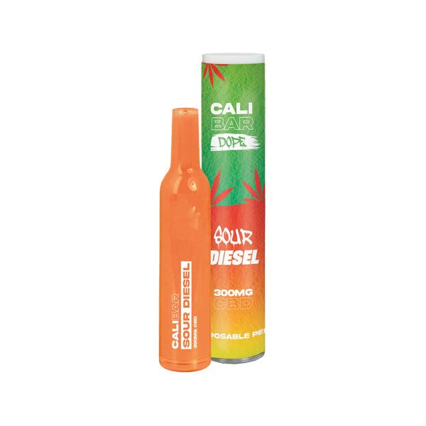 CALI BAR DOPE 300mg Full Spectrum CBD Vape Disposable - Terpene Flavoured - Amount: x10 & Flavour: Super Lemon Haze