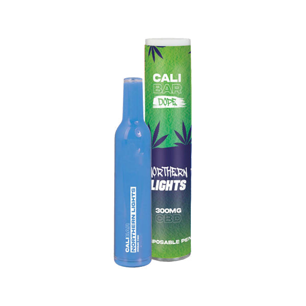 CALI BAR DOPE 300mg Full Spectrum CBD Vape Disposable - Terpene Flavoured - Amount: x10 & Flavour: Sour Diesel