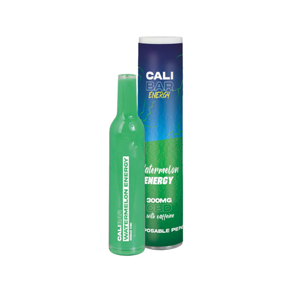 CALI BAR ENERGY with Caffeine Full Spectrum 300mg CBD Vape Disposable - Flavour: Mango Loco