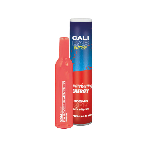 CALI BAR ENERGY with Caffeine Full Spectrum 300mg CBD Vape Disposable - Flavour: Ultra Violet