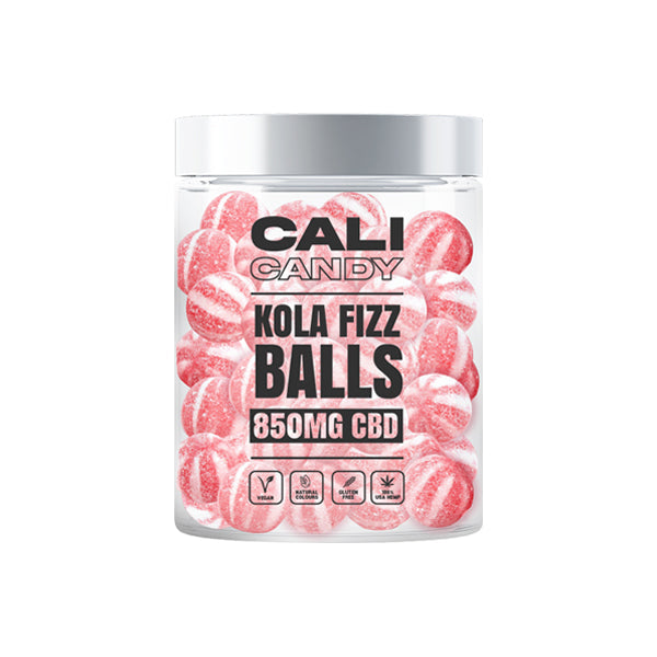 CALI CANDY 850mg CBD Vegan Sweets (Small) - 10 Flavours - Flavour: Super Sour Raspberry