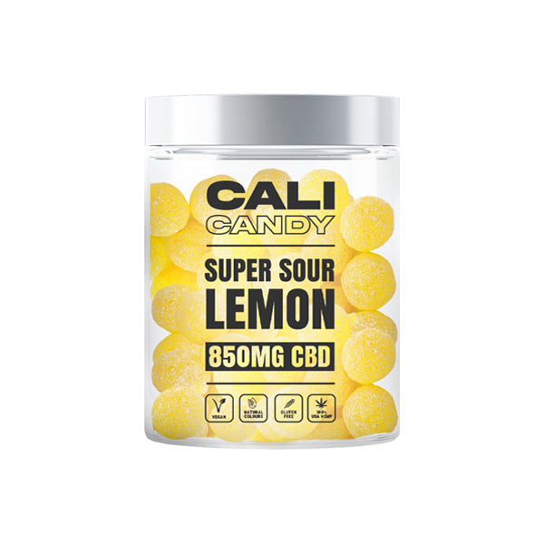 CALI CANDY 850mg CBD Vegan Sweets (Small) - 10 Flavours - Flavour: Super Sour Cherry