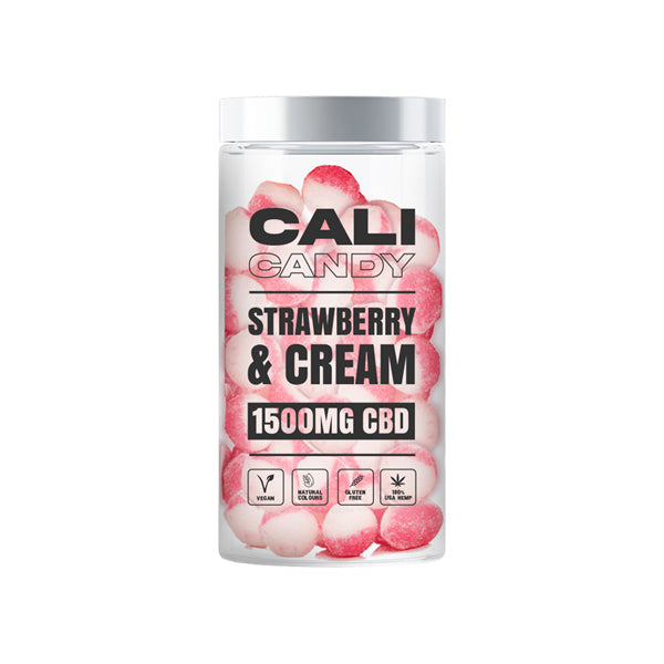 CALI CANDY 1500mg CBD Vegan Sweets (Large) - 10 Flavours - Flavour: Super Sour Lemon