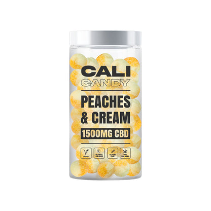 CALI CANDY 1500mg CBD Vegan Sweets (Large) - 10 Flavours - Flavour: Super Sour Lemon