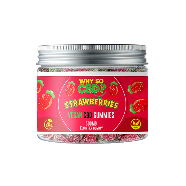 Why So CBD? 500mg CBD Small Vegan Gummies - 11 Flavours - Gummies: Watermelon Slices