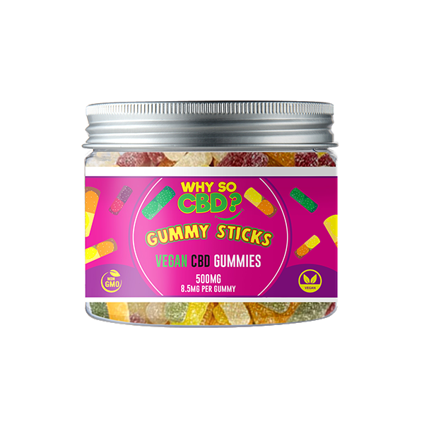 Why So CBD? 500mg CBD Small Vegan Gummies - 11 Flavours - Gummies: Watermelon Slices