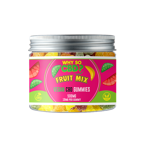 Why So CBD? 500mg CBD Small Vegan Gummies - 11 Flavours - Gummies: Strawberries