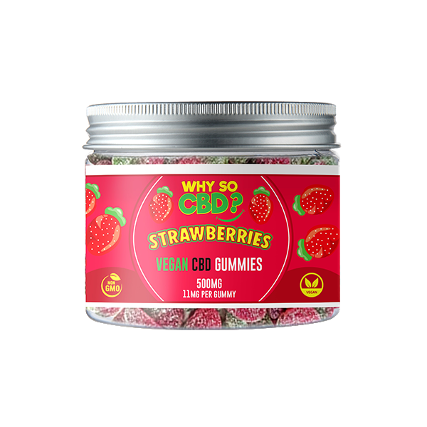 Why So CBD? 500mg CBD Small Vegan Gummies - 11 Flavours - Gummies: Cherries