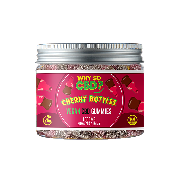 Why So CBD? 1500mg CBD Small Vegan Gummies - 11 Flavours - Gummies: Strawberries