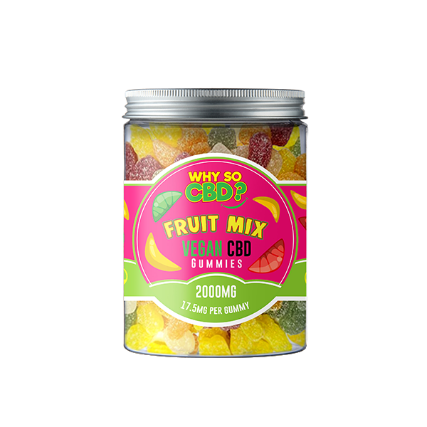 Why So CBD? 2000mg CBD Large Vegan Gummies - 11 Flavours - Gummies: Watermelon Slices