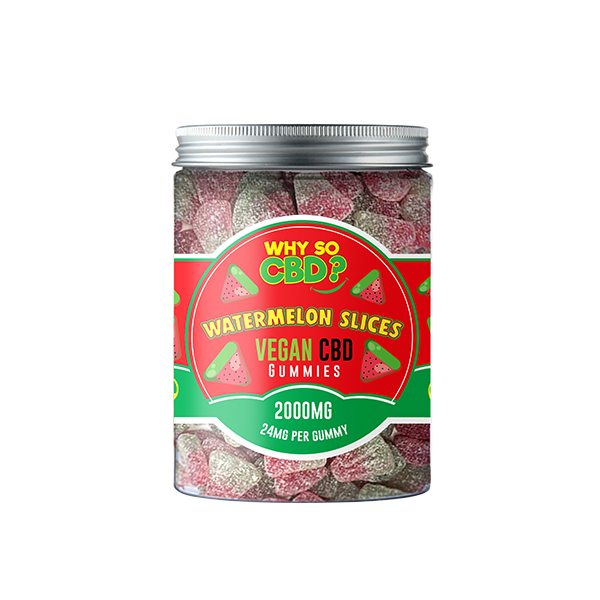 Why So CBD? 2000mg CBD Large Vegan Gummies - 11 Flavours - Gummies: Strawberries