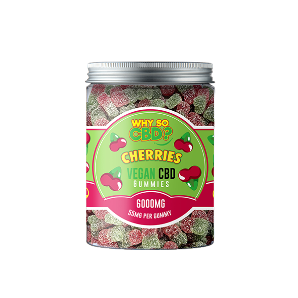 Why So CBD? 6000mg CBD Large Vegan Gummies - 11 Flavours - Gummies: Watermelon Slices