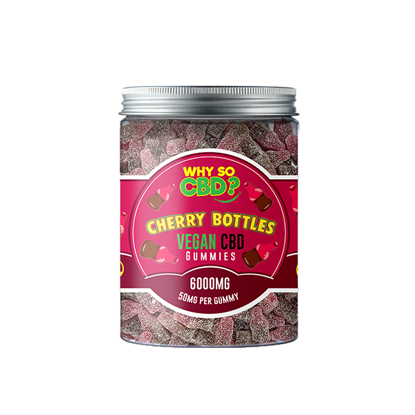 Why So CBD? 6000mg CBD Large Vegan Gummies - 11 Flavours - Gummies: Watermelon Slices