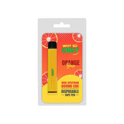 Why So CBD? 600mg Wide Spectrum CBD Disposable Vape Pen - 12 Flavours - Flavour: Orange Blaze