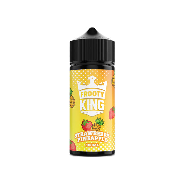 Frooty King 100ml Shortfill 0mg (70VG-30PG) - Flavour: Strawberry Pineapple