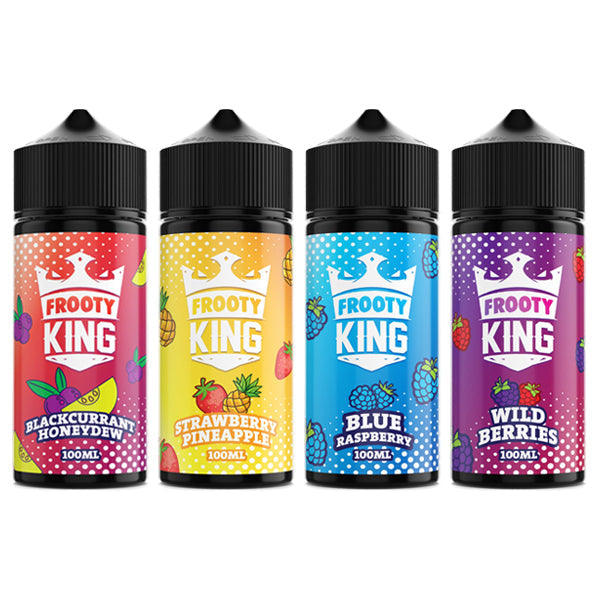 Frooty King 100ml Shortfill 0mg (70VG-30PG) - Flavour: Watermelon Raspberry