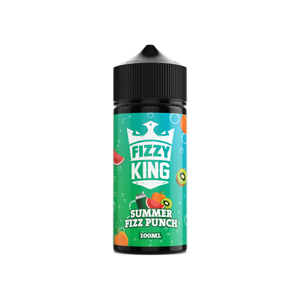 Fizzy King 100ml Shortfill 0mg (70VG-30PG) - Flavour: Red Energy