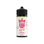 Glazed King 100ml Shortfill 0mg (70VG-30PG) - Flavour: Raspberry White Chocolate