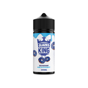 Glazed King 100ml Shortfill 0mg (70VG-30PG) - Flavour: Raspberry White Chocolate