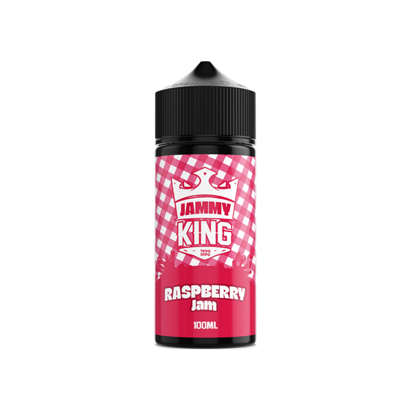 Jammy King 100ml Shortfill 0mg (70VG-30PG) - Flavour: Raspberry Jam