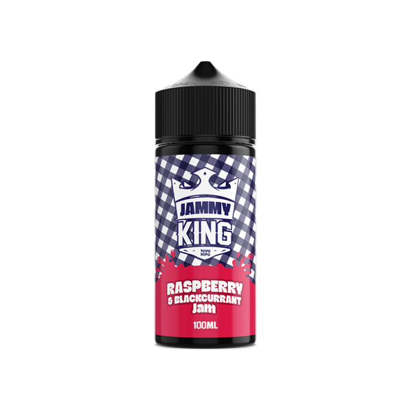 Jammy King 100ml Shortfill 0mg (70VG-30PG) - Flavour: Jammy Buscuits