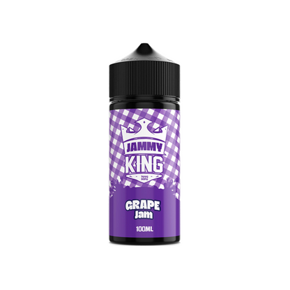 Jammy King 100ml Shortfill 0mg (70VG-30PG) - Flavour: Grape Jam