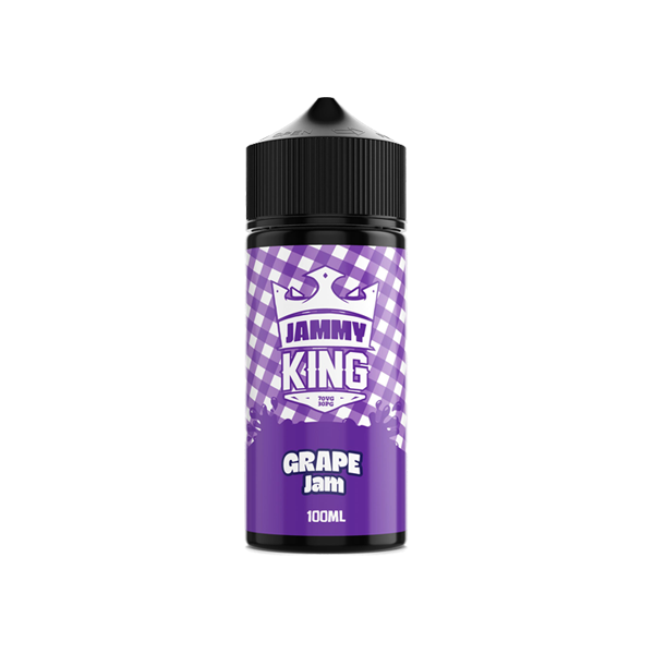 Jammy King 100ml Shortfill 0mg (70VG-30PG) - Flavour: Raspberry Jam