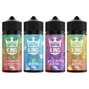 Menthol King 100ml Shortfill 0mg (70VG-30PG) - Flavour: Strawberry Kiwi Menthol