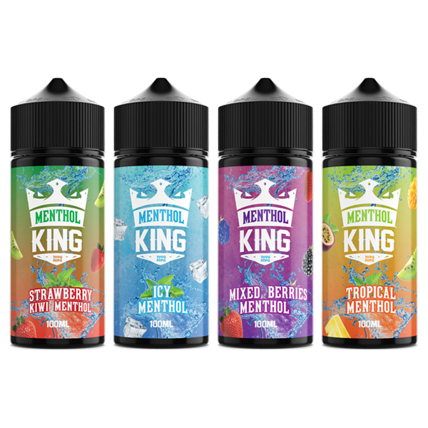 Menthol King 100ml Shortfill 0mg (70VG-30PG) - Flavour: Tropical Menthol