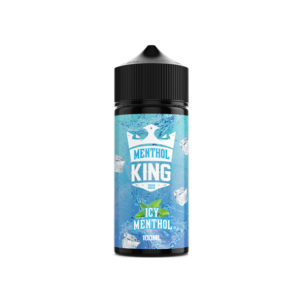 Menthol King 100ml Shortfill 0mg (70VG-30PG) - Flavour: Strawberry Kiwi Menthol