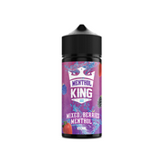 Menthol King 100ml Shortfill 0mg (70VG-30PG) - Flavour: Blue Raspberry