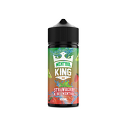 Menthol King 100ml Shortfill 0mg (70VG-30PG) - Flavour: Strawberry Kiwi Menthol