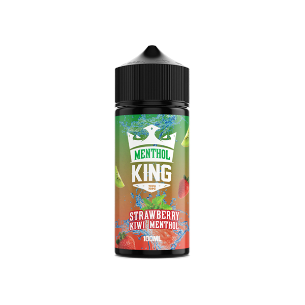 Menthol King 100ml Shortfill 0mg (70VG-30PG) - Flavour: Blue Raspberry