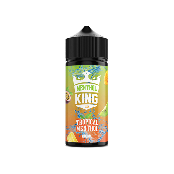 Menthol King 100ml Shortfill 0mg (70VG-30PG) - Flavour: Tropical Menthol