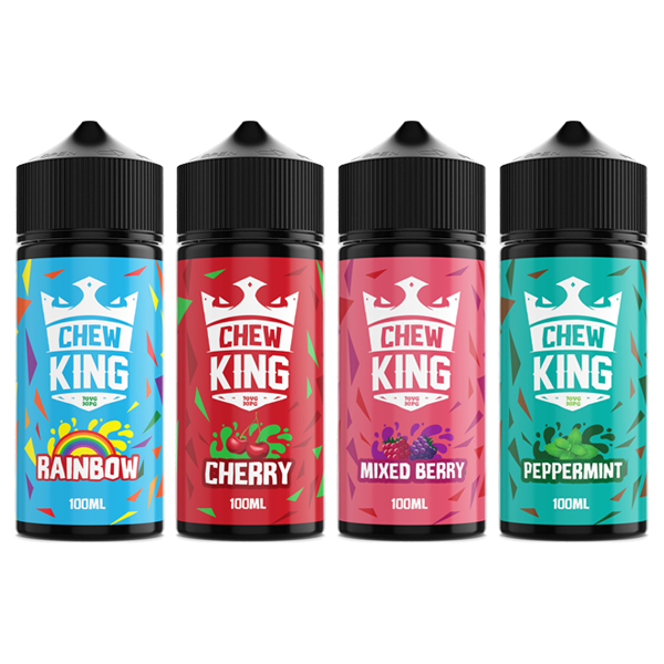 Chew King 100ml Shortfill 0mg (70VG-30PG) - Flavour: Mixed Berry