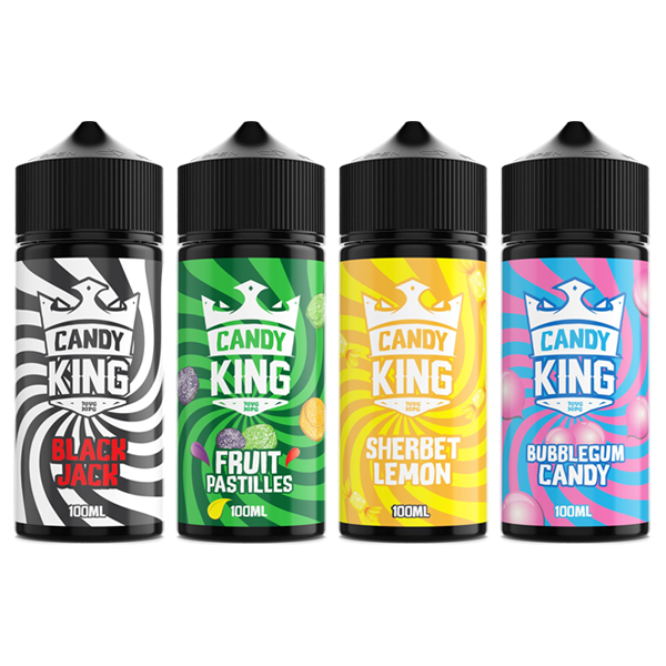 Candy King 100ml Shortfill 0mg (70VG-30PG) - Flavour: Apple Sours