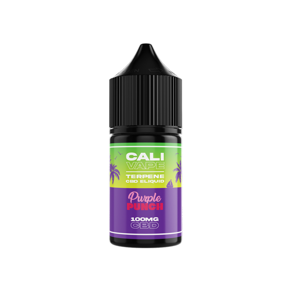 CALI VAPE 100mg Full Spectrum CBD E-liquid 10ml - Flavour: Purple Punch