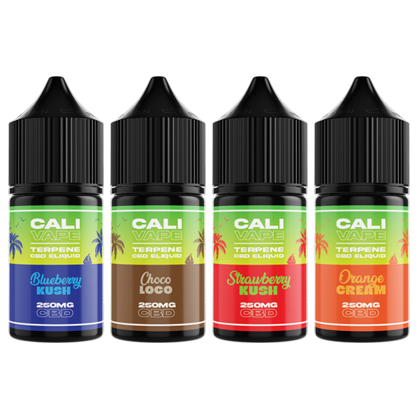 CALI VAPE 250mg Full Spectrum CBD E-liquid 10ml - Flavour: Orange Cream