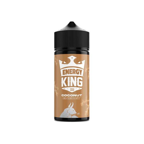 Energy King 100ml Shortfill 0mg (70VG-30PG) - Flavour: Coconut Energy